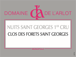 2017 Nuits-Saint-Georges 1er Cru, Clos des Forets Saint Georges, Domaine de l'Arlot